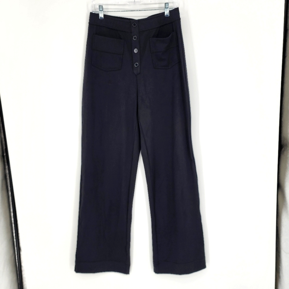 Halara NWT Pull On Straight Leg Stretchy Pants Trousers Black Large Tall